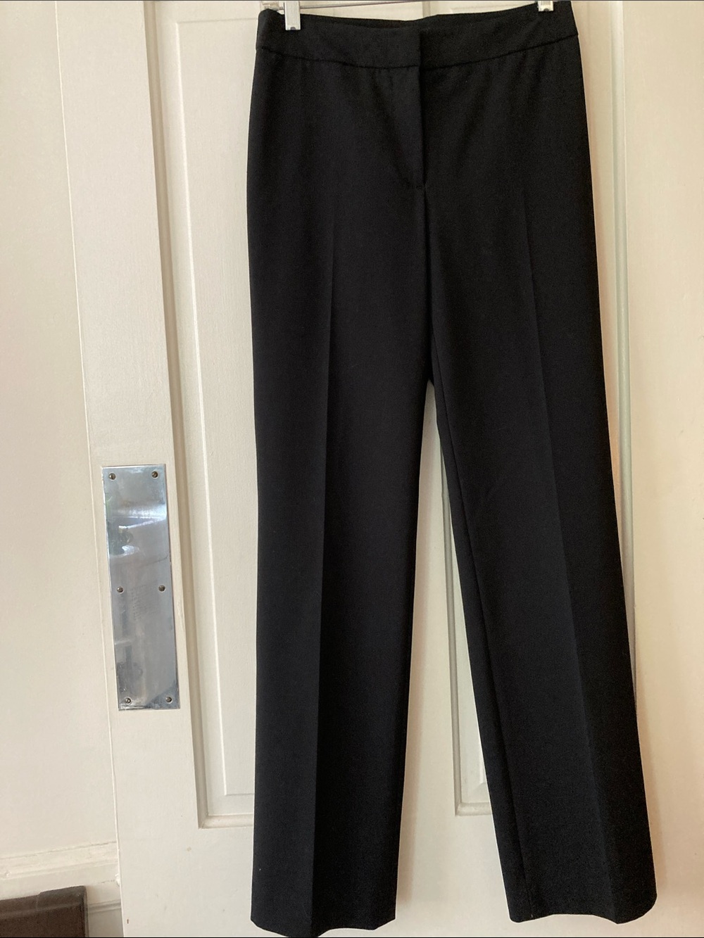 Peace of Cloth Black Straight-Leg Dress Pants